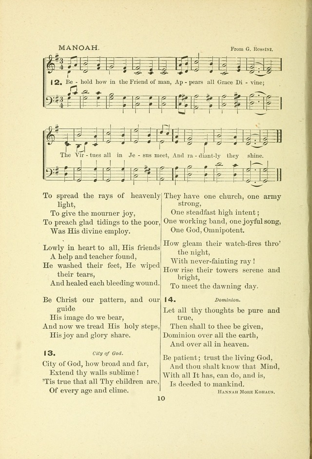 A Collection of Familiar and Original Hymns with New Meanings. 2nd ed. page 10