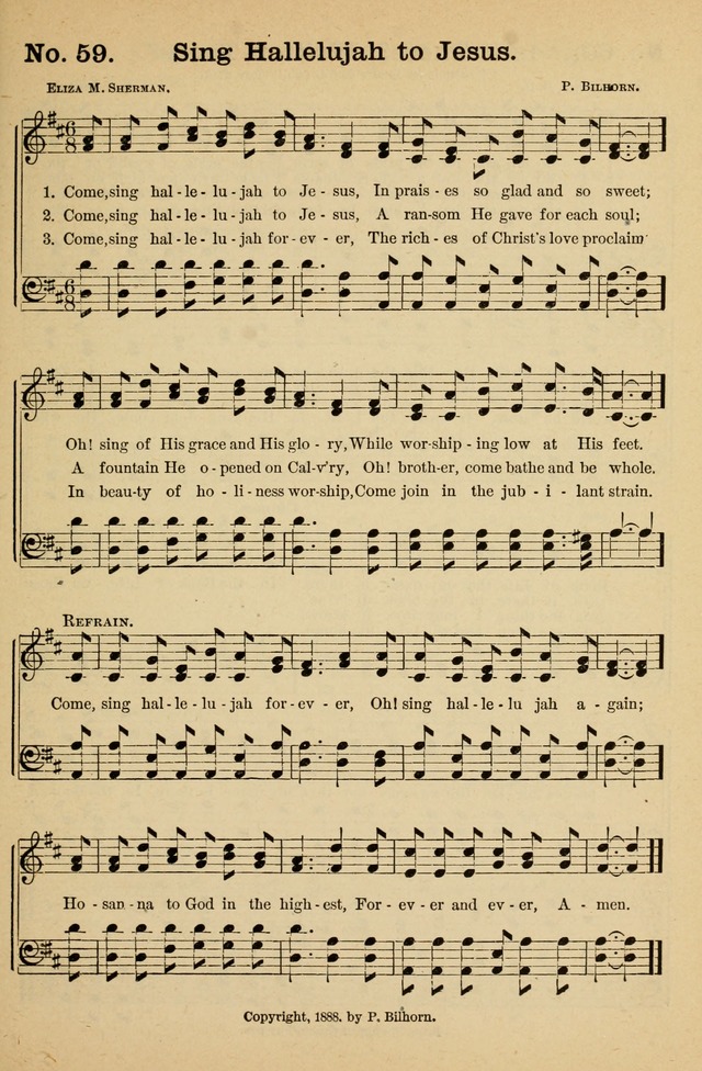 Crowning Glory No. 1: a choice collection of gospel hymns page 59