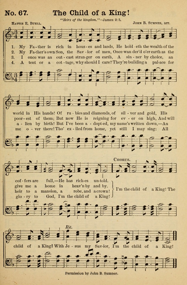 Crowning Glory No. 1: a choice collection of gospel hymns page 67