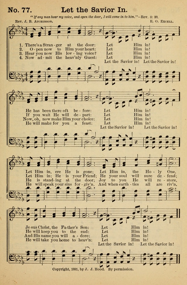 Crowning Glory No. 1: a choice collection of gospel hymns page 77