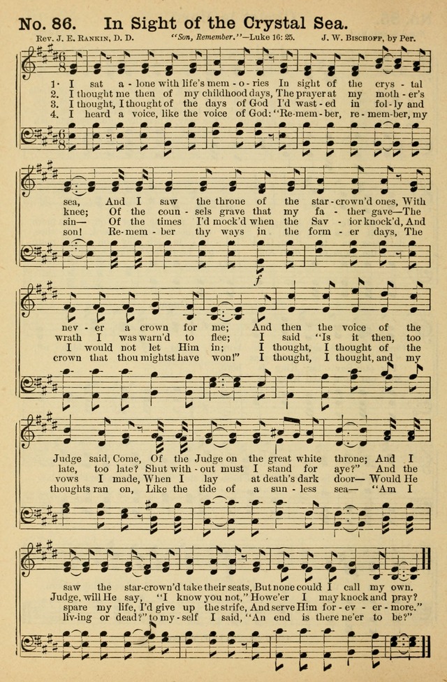 Crowning Glory No. 1: a choice collection of gospel hymns page 86