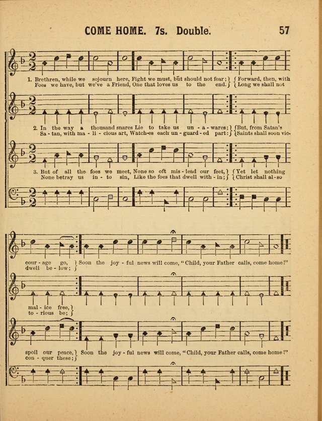 Crystal Gems for the Sabbath School: containing a choice collection of new hymns and tunes, suitable for anniversaries, and all other exercises of the Sabbath-school... page 57