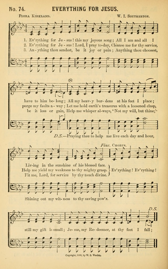 Christian Hymns No. 1 page 74