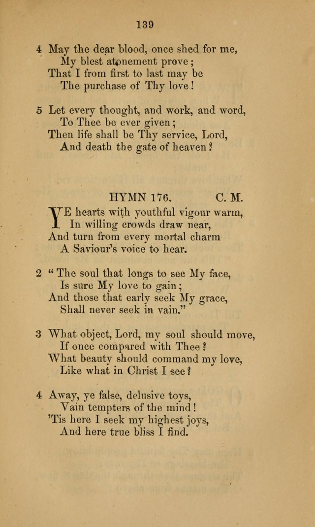 A Collection of Hymns page 139
