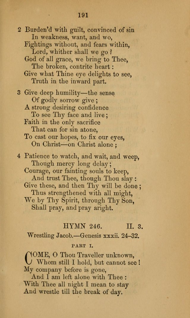 A Collection of Hymns page 191