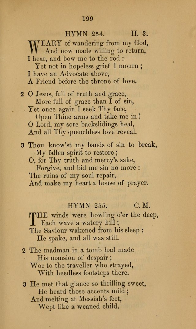 A Collection of Hymns page 199