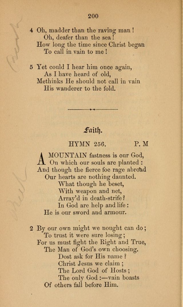 A Collection of Hymns page 200