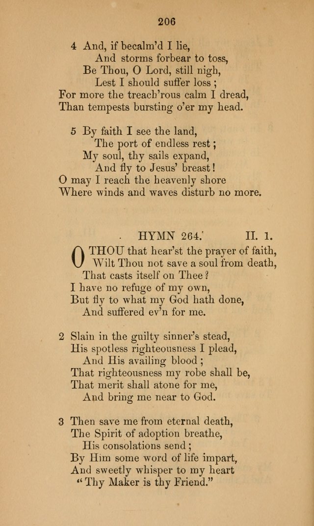 A Collection of Hymns page 206