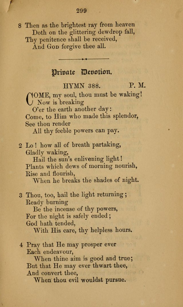 A Collection of Hymns page 299