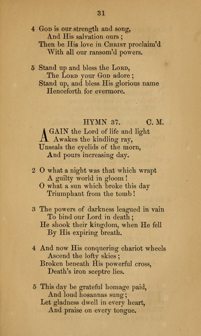 A Collection of Hymns page 31