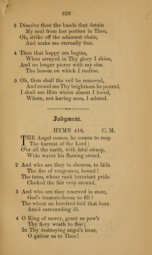 A Collection of Hymns page 323