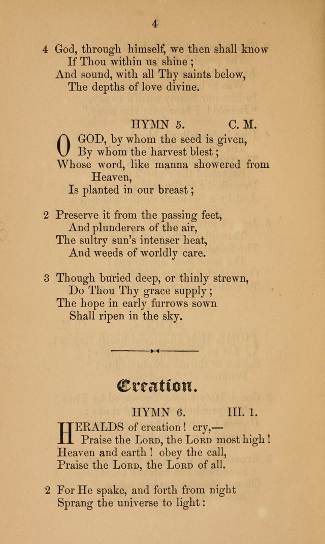 A Collection of Hymns page 4