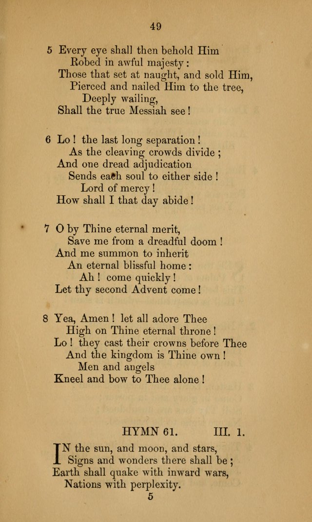 A Collection of Hymns page 49