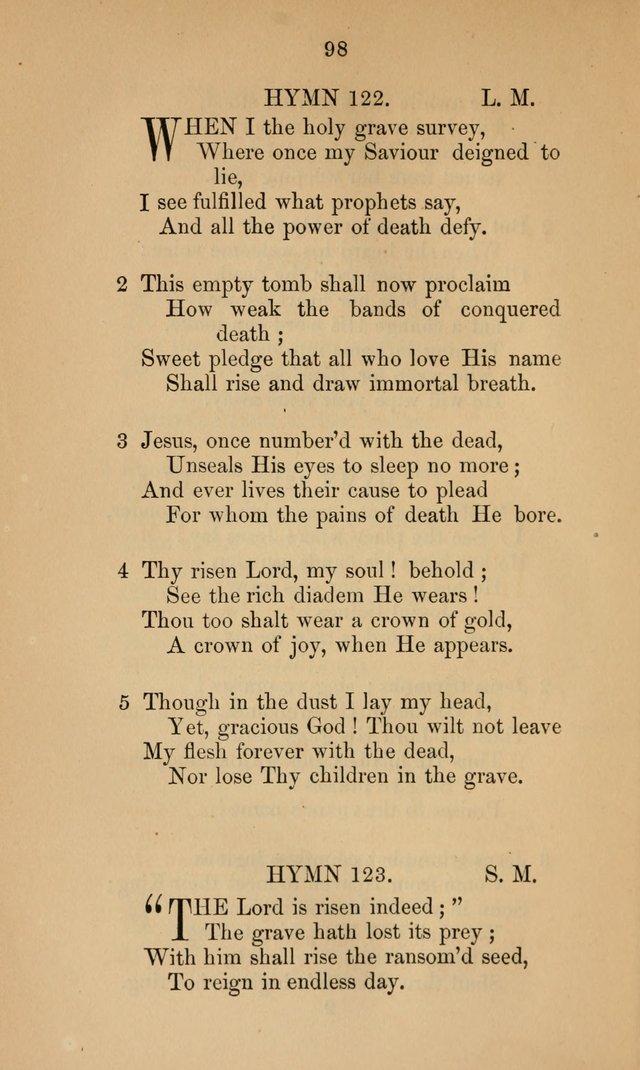 A Collection of Hymns page 98