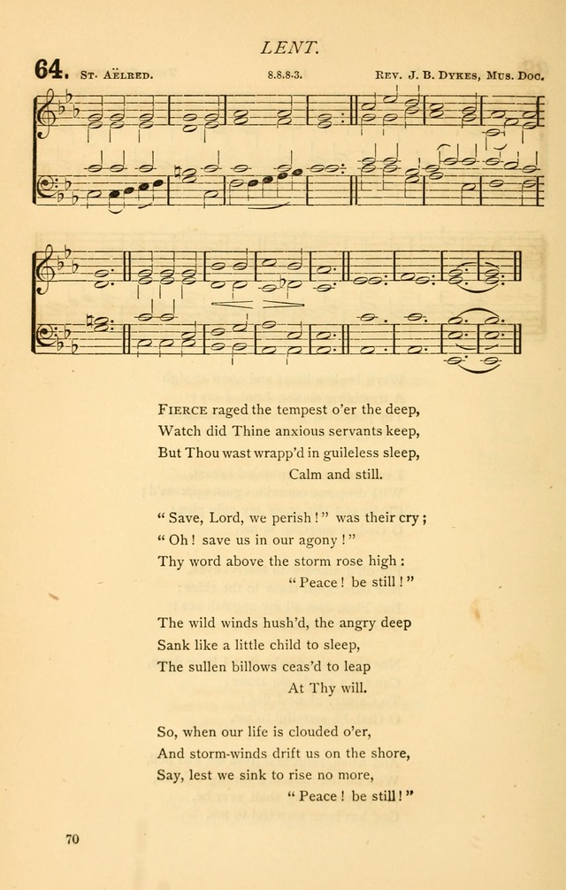 Church Hymnal page 70