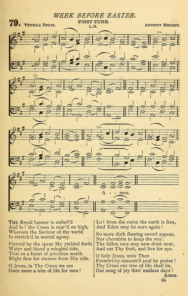 Church Hymnal page 85