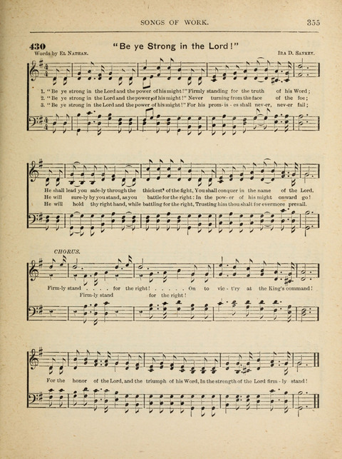 The Canadian Hymnal: a collection of hymns and music for Sunday schools, Epworth leagues, prayer and praise meetings, family circles, etc. (Revised and enlarged) page 355
