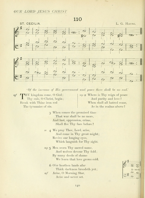 The Church Hymnary page 140