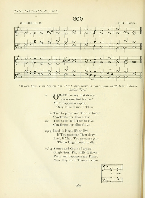 The Church Hymnary page 262