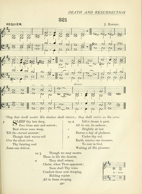 The Church Hymnary page 421