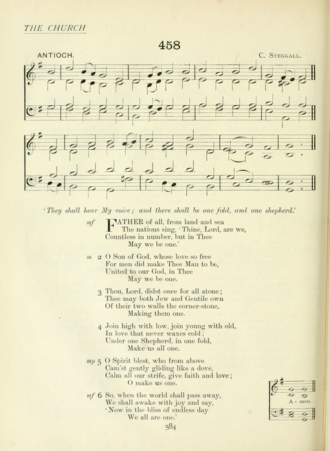 The Church Hymnary page 584