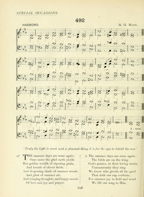 The Church Hymnary page 628
