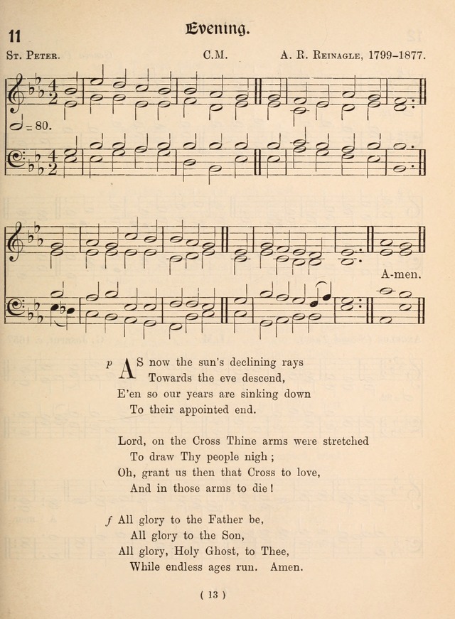 Church Hymns: with tunes (New ed.) page 13