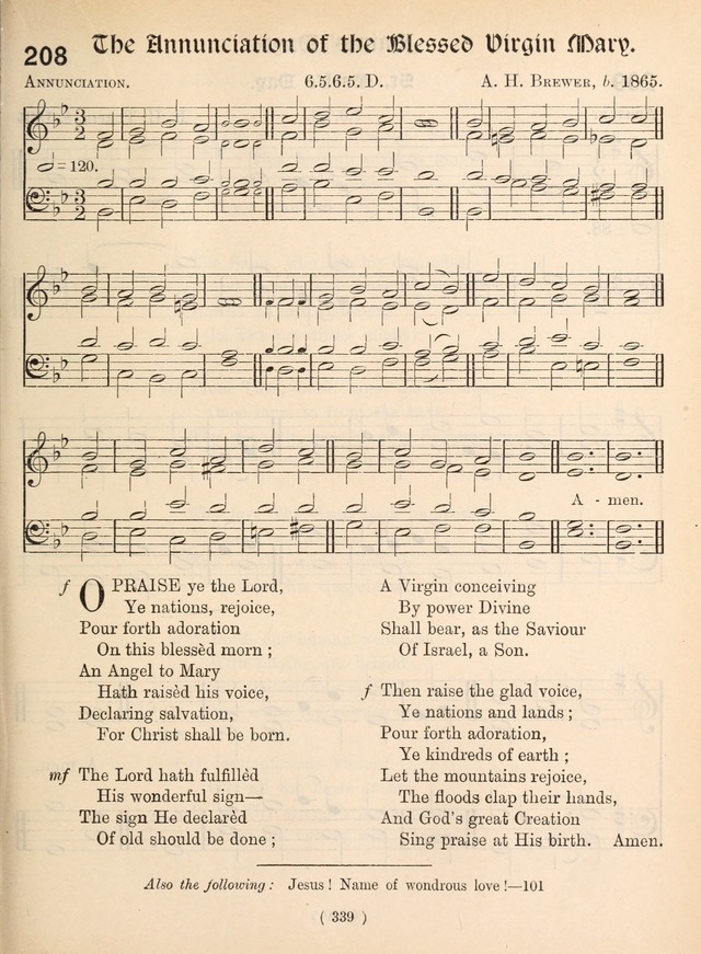 Church Hymns: with tunes (New ed.) page 339