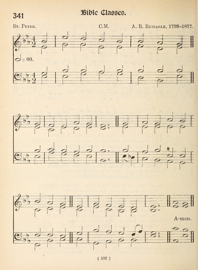Church Hymns: with tunes (New ed.) page 552