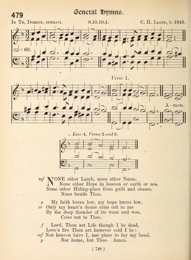Church Hymns: with tunes (New ed.) page 748