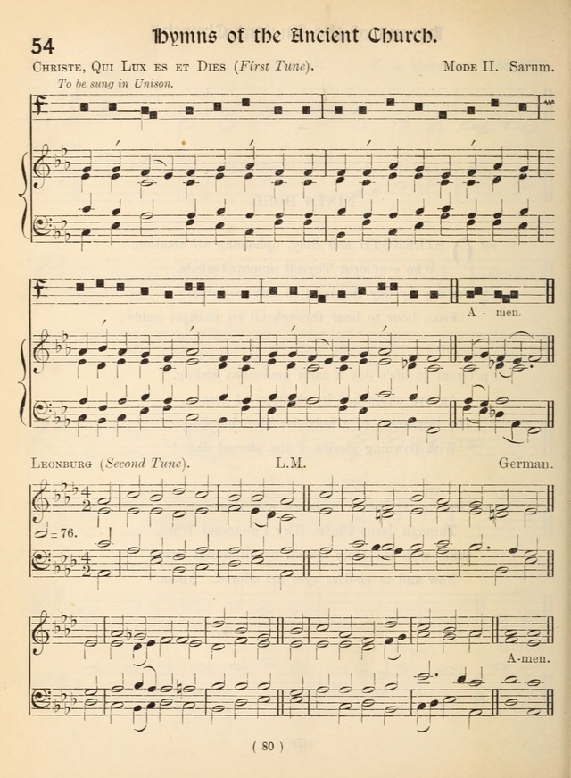 Church Hymns: with tunes (New ed.) page 80
