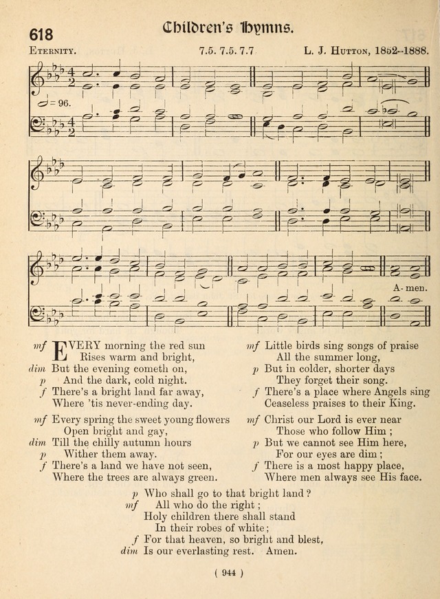 Church Hymns: with tunes (New ed.) page 944