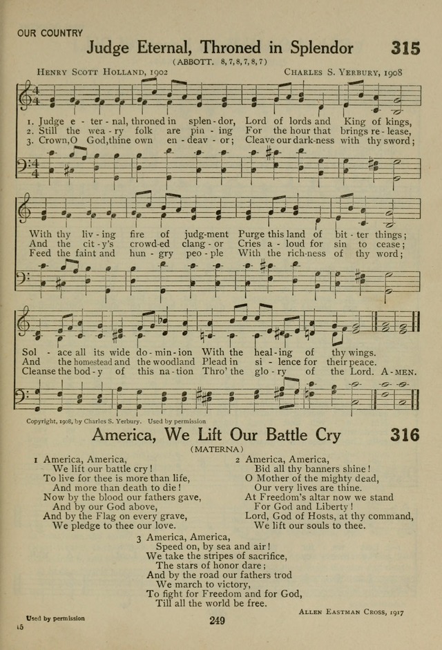 The Century Hymnal page 249