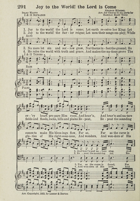 The Cokesbury Hymnal page 256
