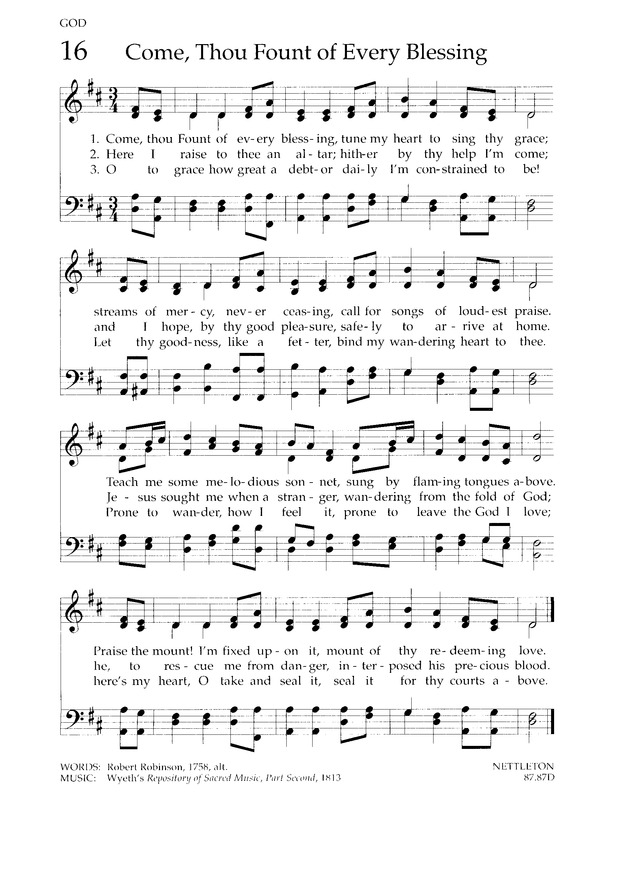 Chalice Hymnal page 16