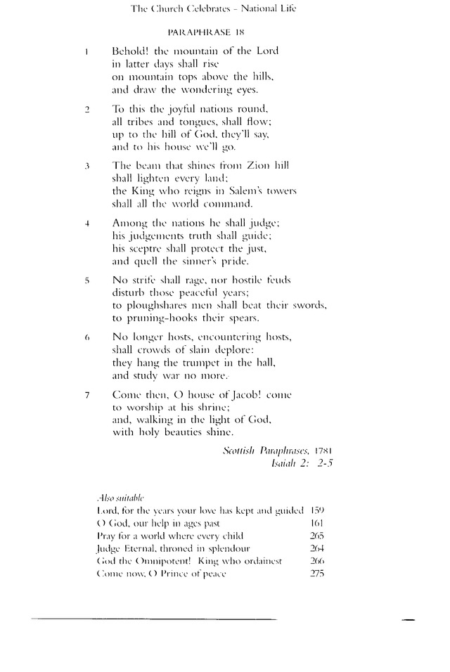 Church Hymnary (4th ed.) page 1319