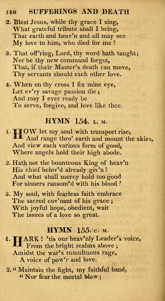 A Collection of Hymns and A Liturgy: for the use of Evangelical Lutheran Churches; to which are added prayers for families and individuals page 110