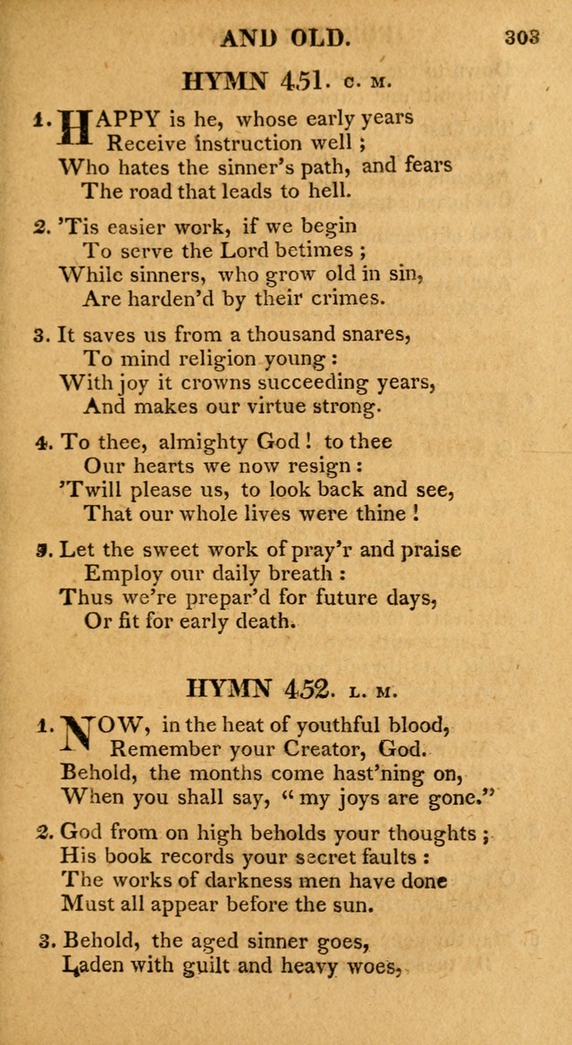 A Collection of Hymns and A Liturgy: for the use of Evangelical Lutheran Churches; to which are added prayers for families and individuals page 305