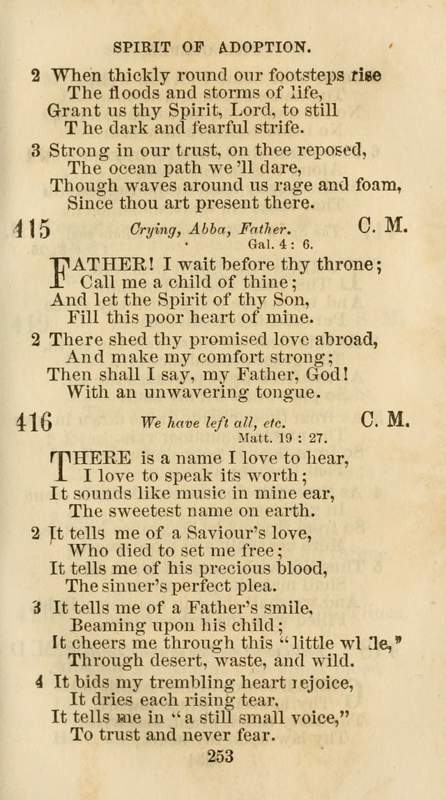 The Christian Hymn Book: a compilation of psalms, hymns and spiritual songs, original and selected (Rev. and enl.) page 262