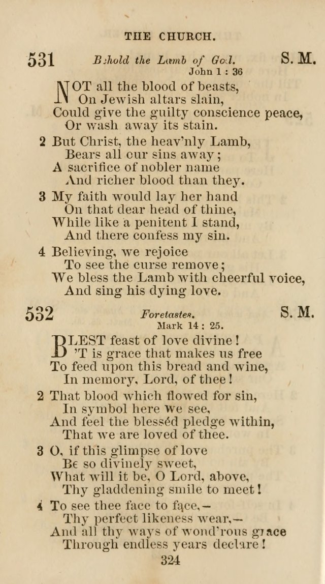 The Christian Hymn Book: a compilation of psalms, hymns and spiritual songs, original and selected (Rev. and enl.) page 333