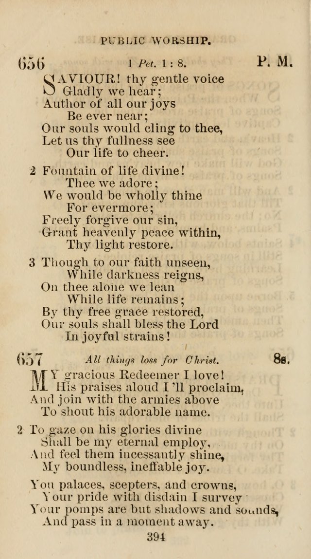 The Christian Hymn Book: a compilation of psalms, hymns and spiritual songs, original and selected (Rev. and enl.) page 403