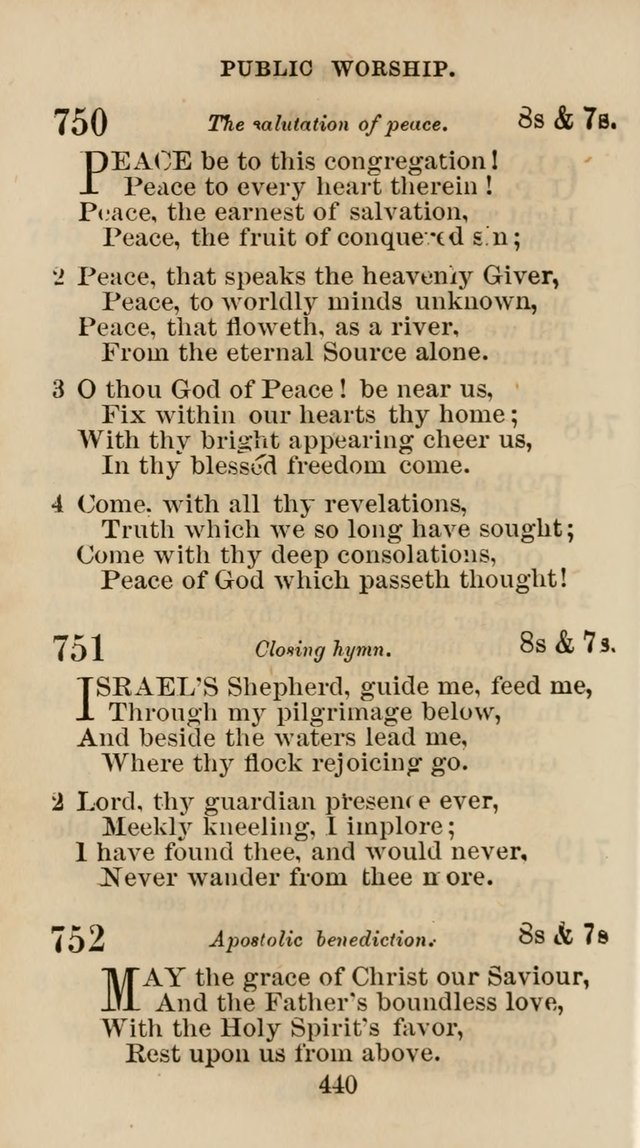 The Christian Hymn Book: a compilation of psalms, hymns and spiritual songs, original and selected (Rev. and enl.) page 449