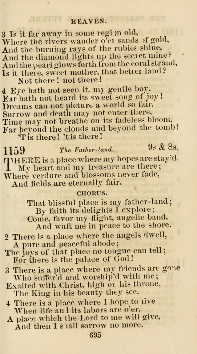 The Christian Hymn Book: a compilation of psalms, hymns and spiritual songs, original and selected (Rev. and enl.) page 704
