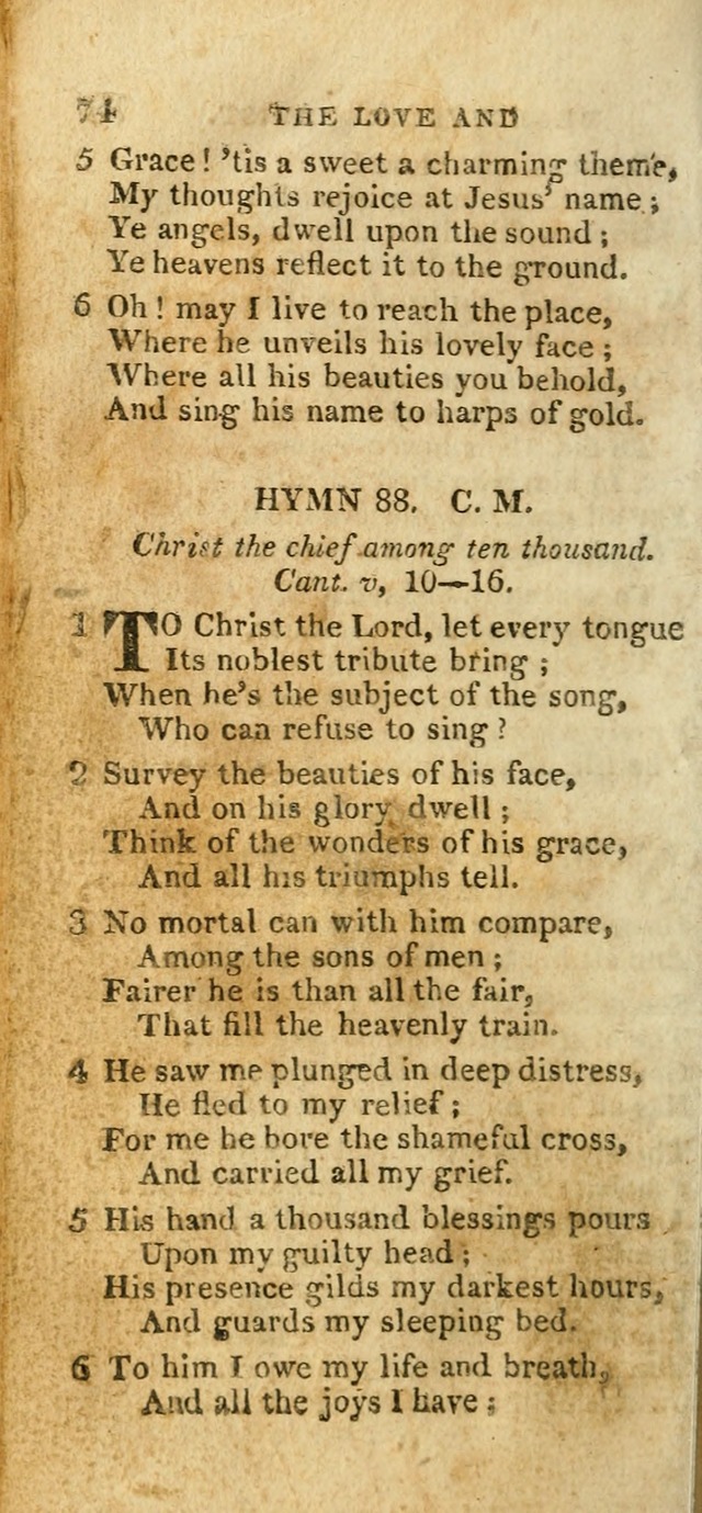 The Christian Hymn-Book (Corr. and Enl., 3rd. ed.) page 76