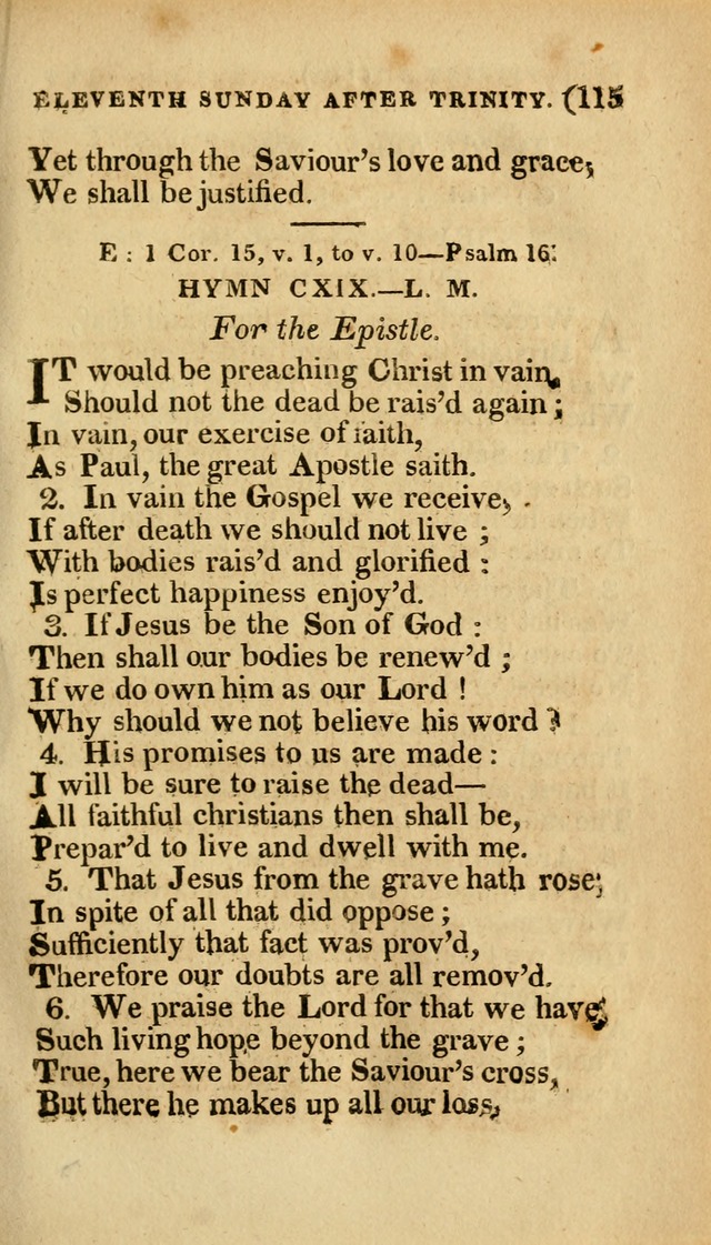 Church Hymn Book: consisting of newly composed hymns with the addition of hymns and psalms, from other authors, carefully adapted for the use of public worship, and many other occasions (1st ed.) page 134