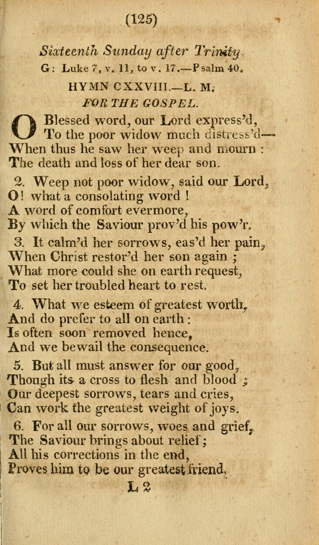 Church Hymn Book: consisting of newly composed hymns with the addition of hymns and psalms, from other authors, carefully adapted for the use of public worship, and many other occasions (1st ed.) page 144