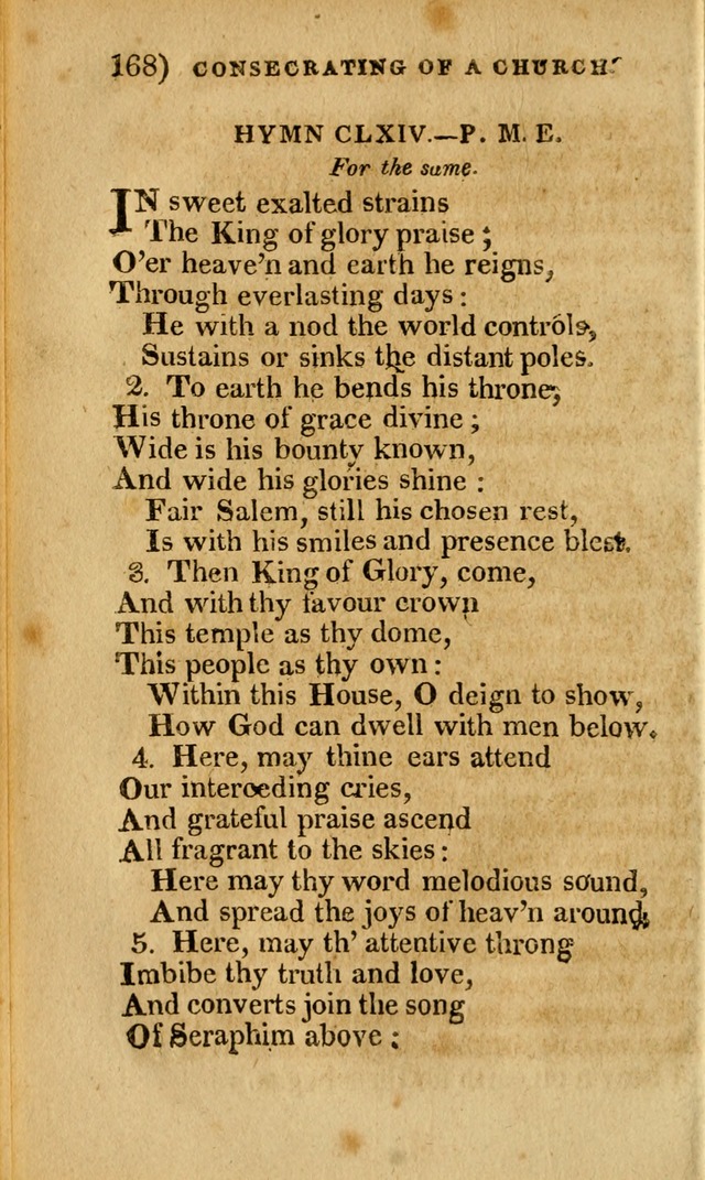 Church Hymn Book: consisting of newly composed hymns with the addition of hymns and psalms, from other authors, carefully adapted for the use of public worship, and many other occasions (1st ed.) page 187