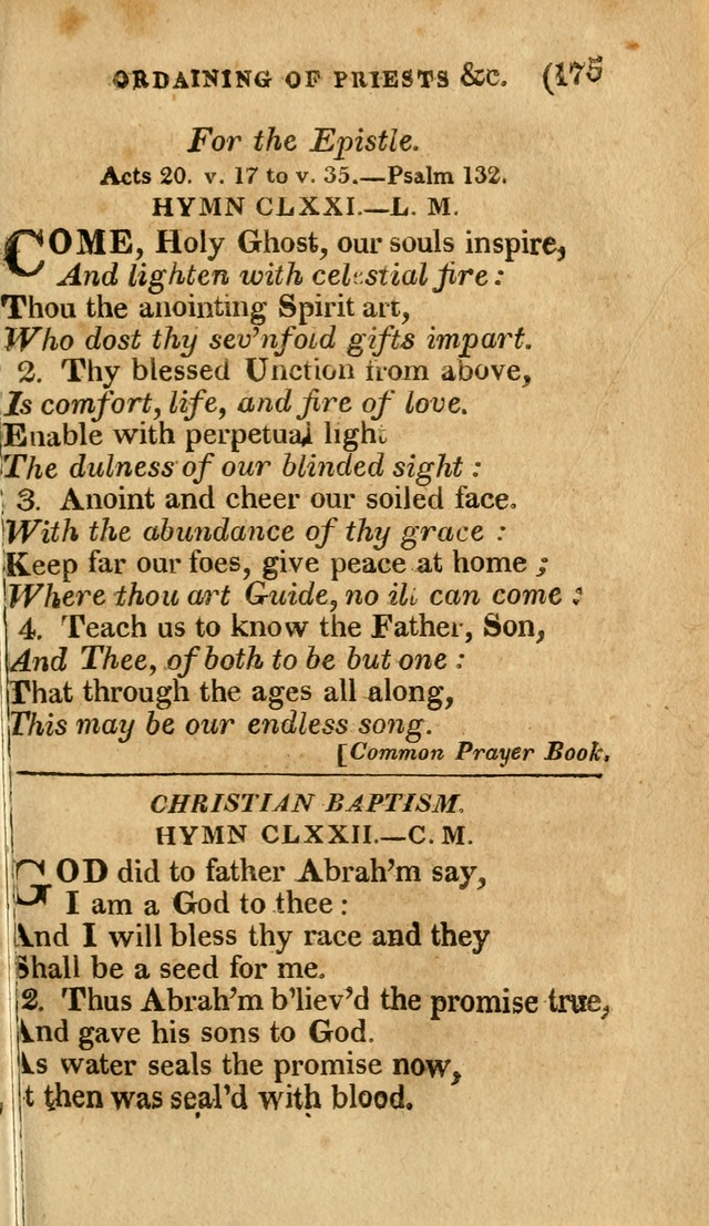 Church Hymn Book: consisting of newly composed hymns with the addition of hymns and psalms, from other authors, carefully adapted for the use of public worship, and many other occasions (1st ed.) page 194