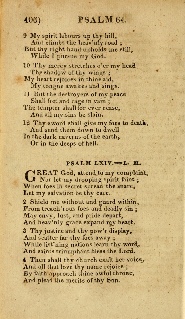Church Hymn Book: consisting of newly composed hymns with the addition of hymns and psalms, from other authors, carefully adapted for the use of public worship, and many other occasions (1st ed.) page 425