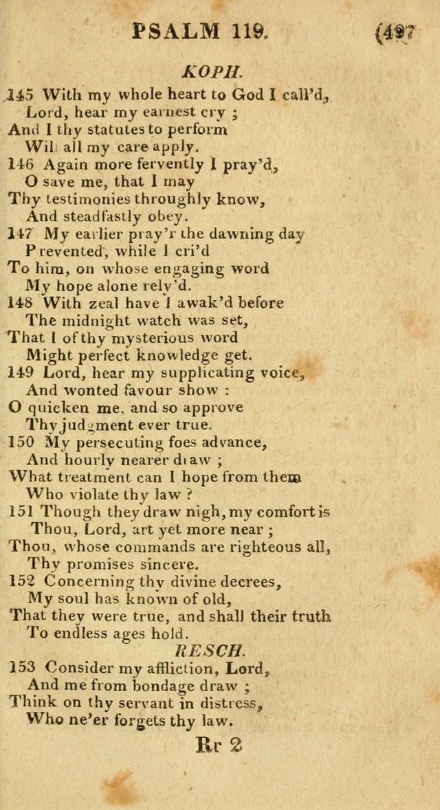 Church Hymn Book: consisting of newly composed hymns with the addition of hymns and psalms, from other authors, carefully adapted for the use of public worship, and many other occasions (1st ed.) page 516